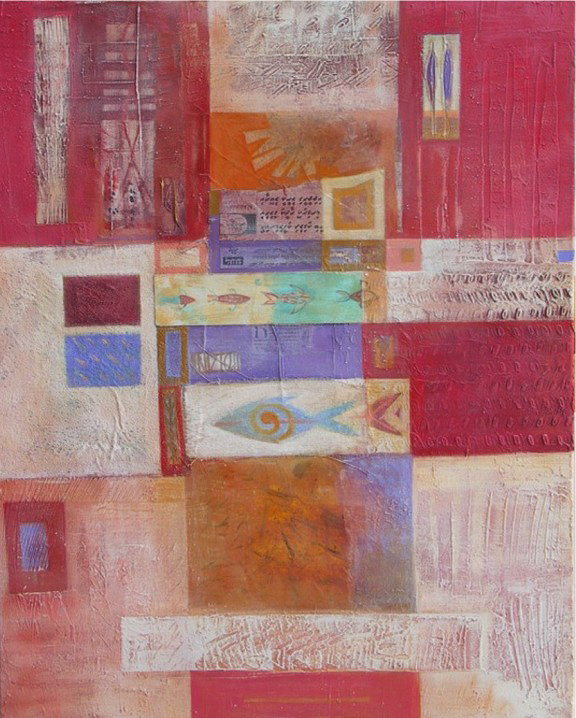 010 - tempo ordinario (trittico) 80 x 100 cm